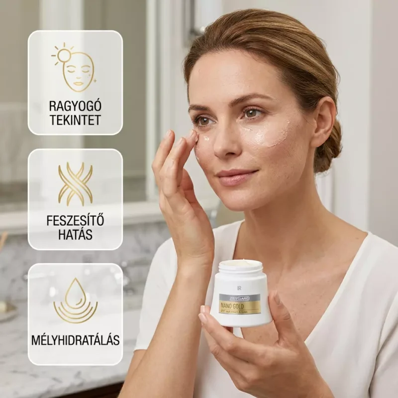 Zeitgard Nanogold 2 az 1-ben szemkörnyékápoló és maszk (30 ml)